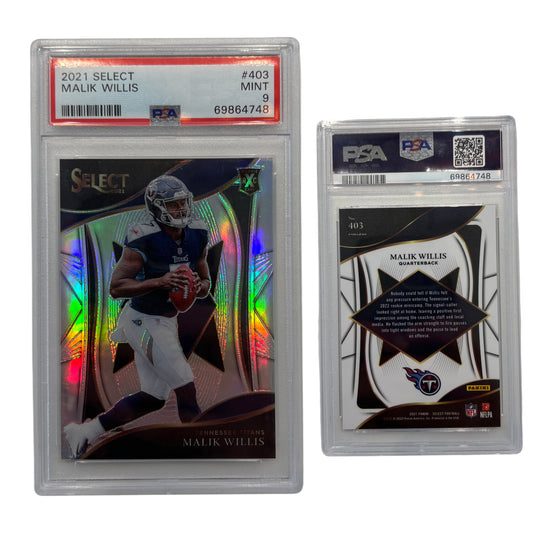 2021 Malik Willis Select #403 PSA MINT 9