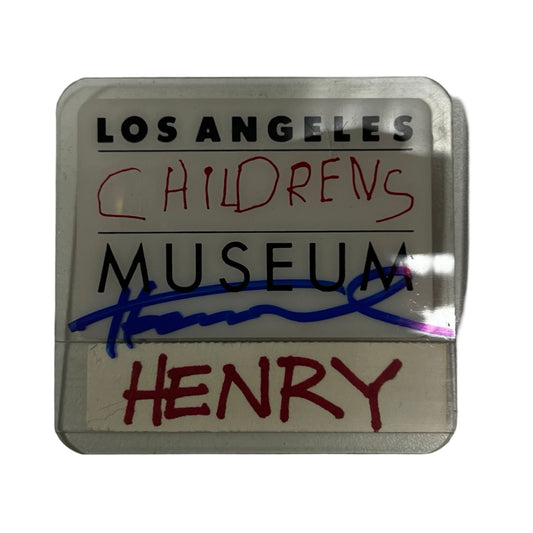 Henry Winkler Autographed Children's Museum Pass From Personal Collection Beckett