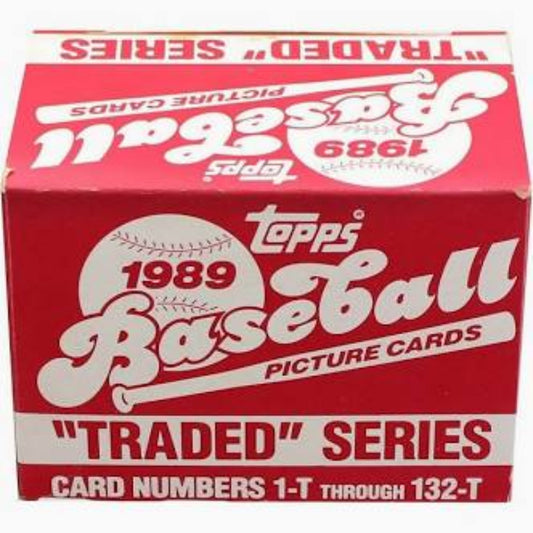 1989 Topps MLB Baseball Picture Cards Traded Series Set