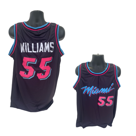 Jason Williams Unsigned Miami Heat Miami Vice Custom Jersey Size XL