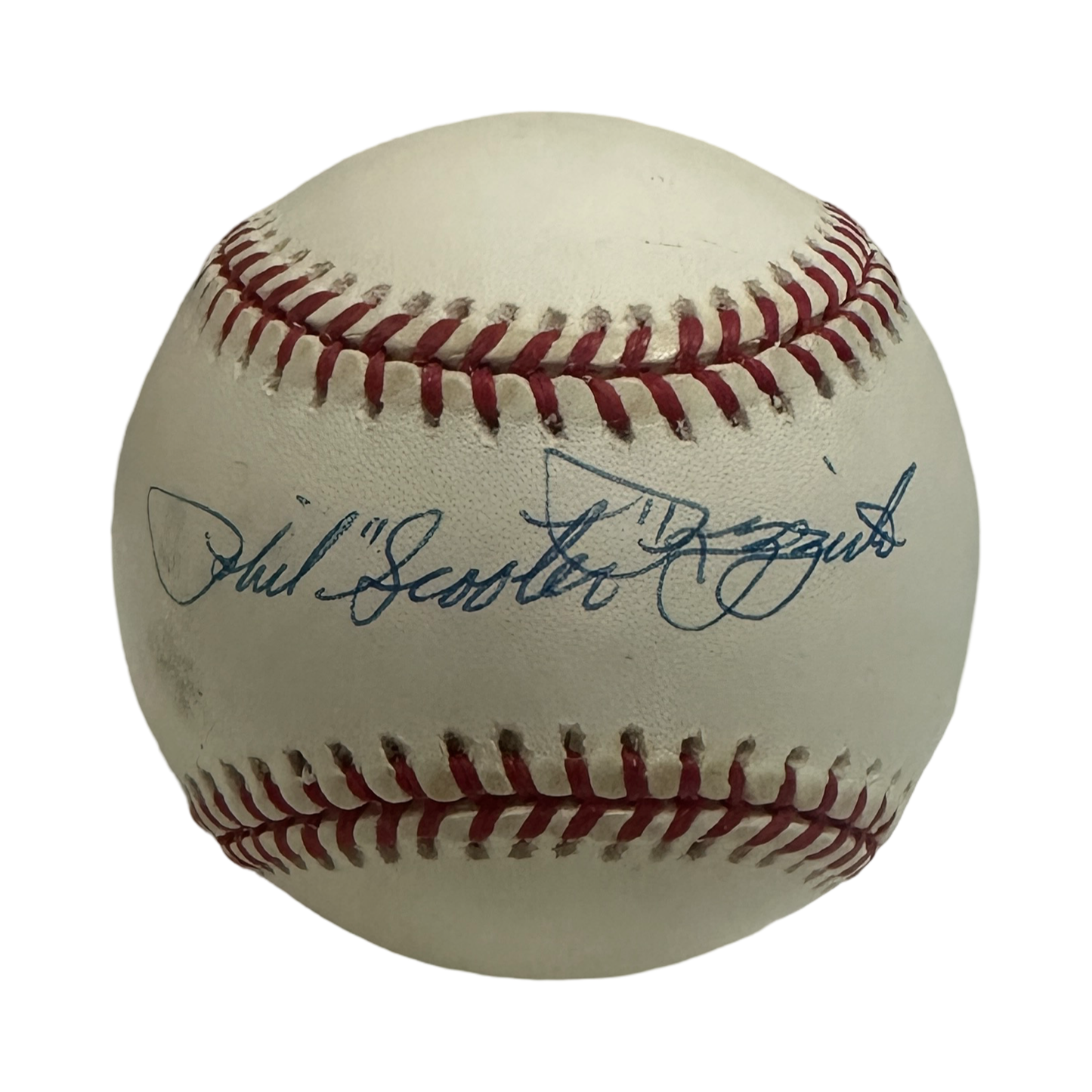 Phil Rizzuto Autographed New York Yankees OALB Scooter Inscription Steiner CX