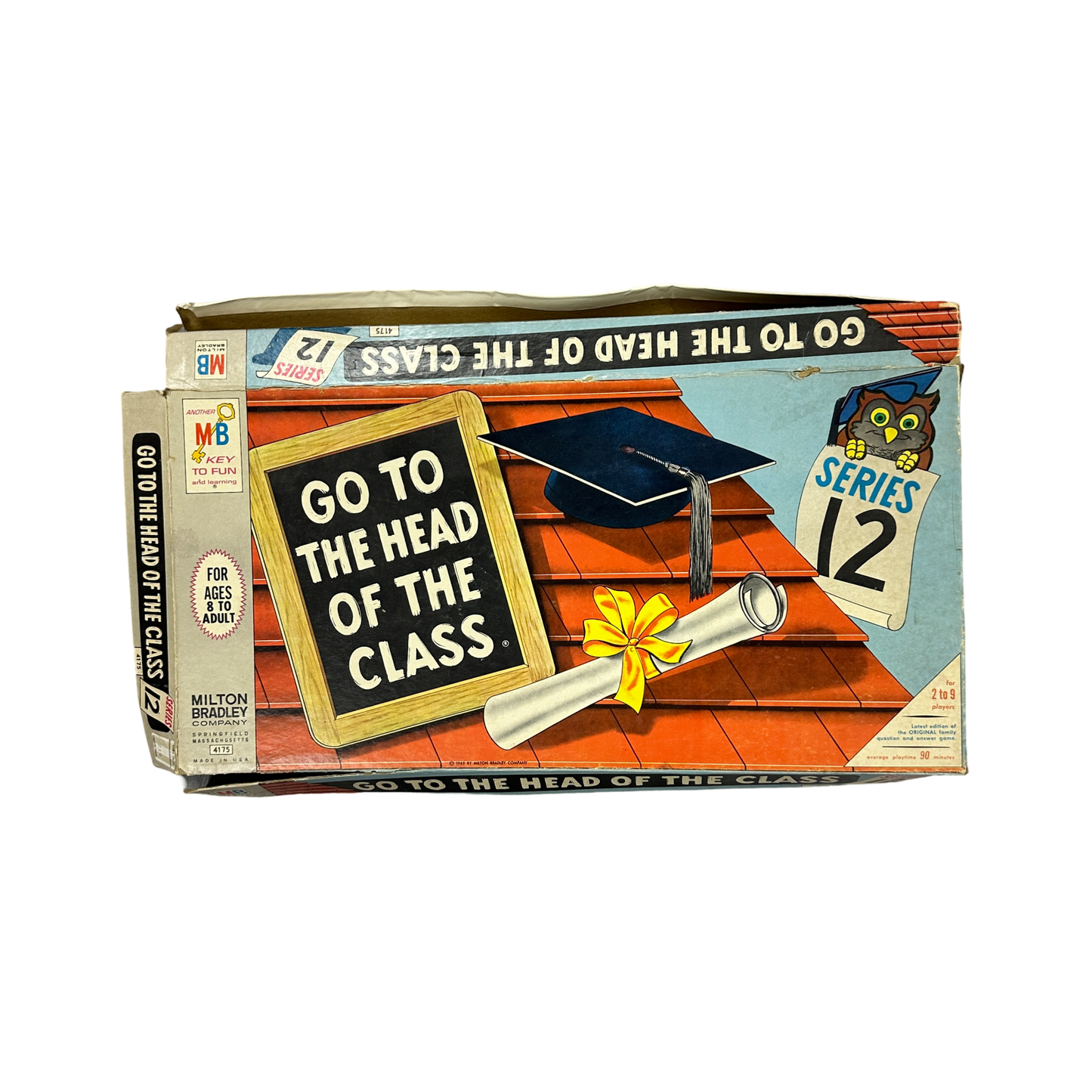 1965 Milton Bradley Go To The Head Of The Class Board Game