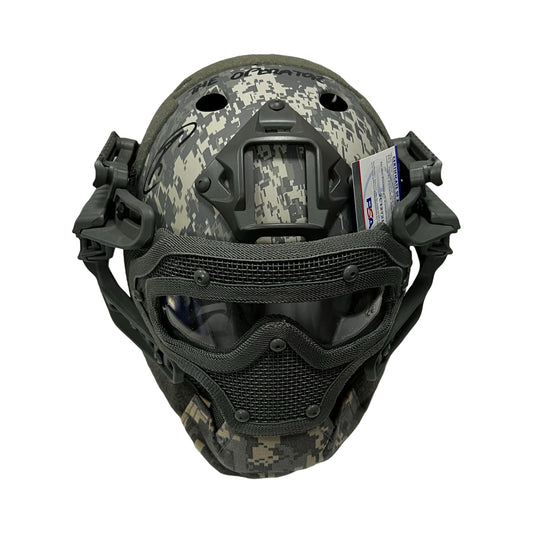 Robert O’Neill Autographed USA Navy Seal TAC Helmet The Operator Inscription PSA