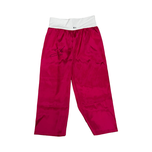 Sabu Autographed WWE ECW Red Wrestling Pants Beckett