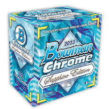 2023 MLB Baseball Bowman Chrome Saphirre Edition Box
