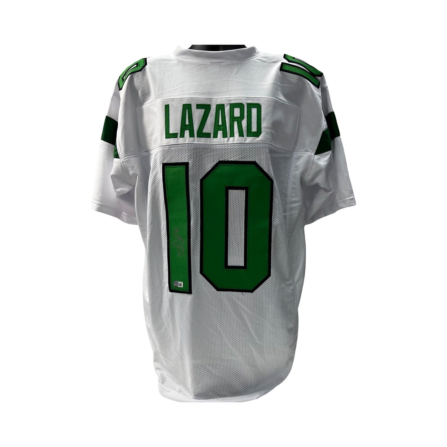 Allen Lazard Autographed New York Jets White Jersey Beckett