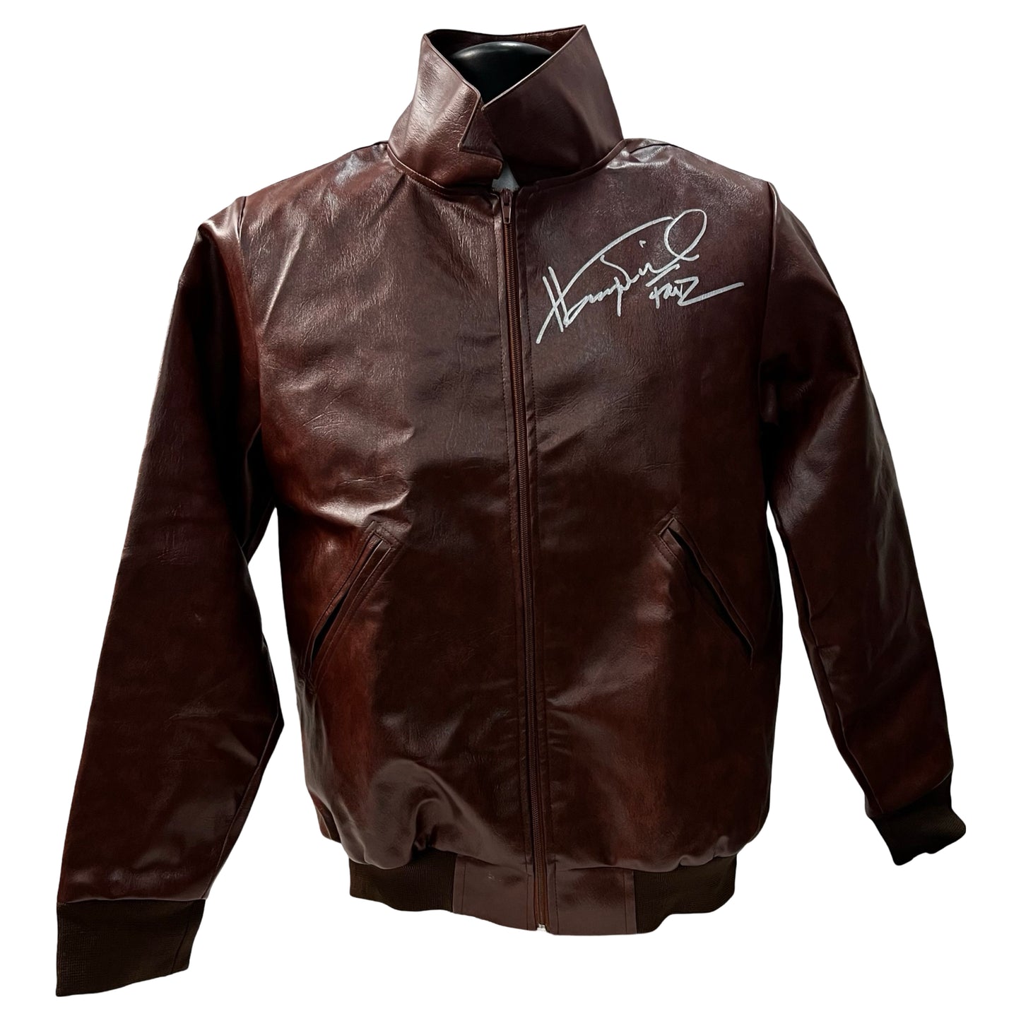 Henry Winkler Autographed Happy Days Leather Jacket "Fonz" Inscription Beckett