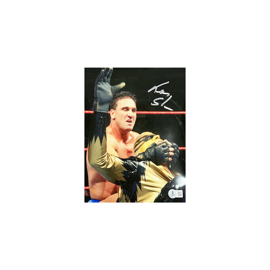 Ken Shamrock Autographed WWE WWF VS. Goldust 8x10 Beckett