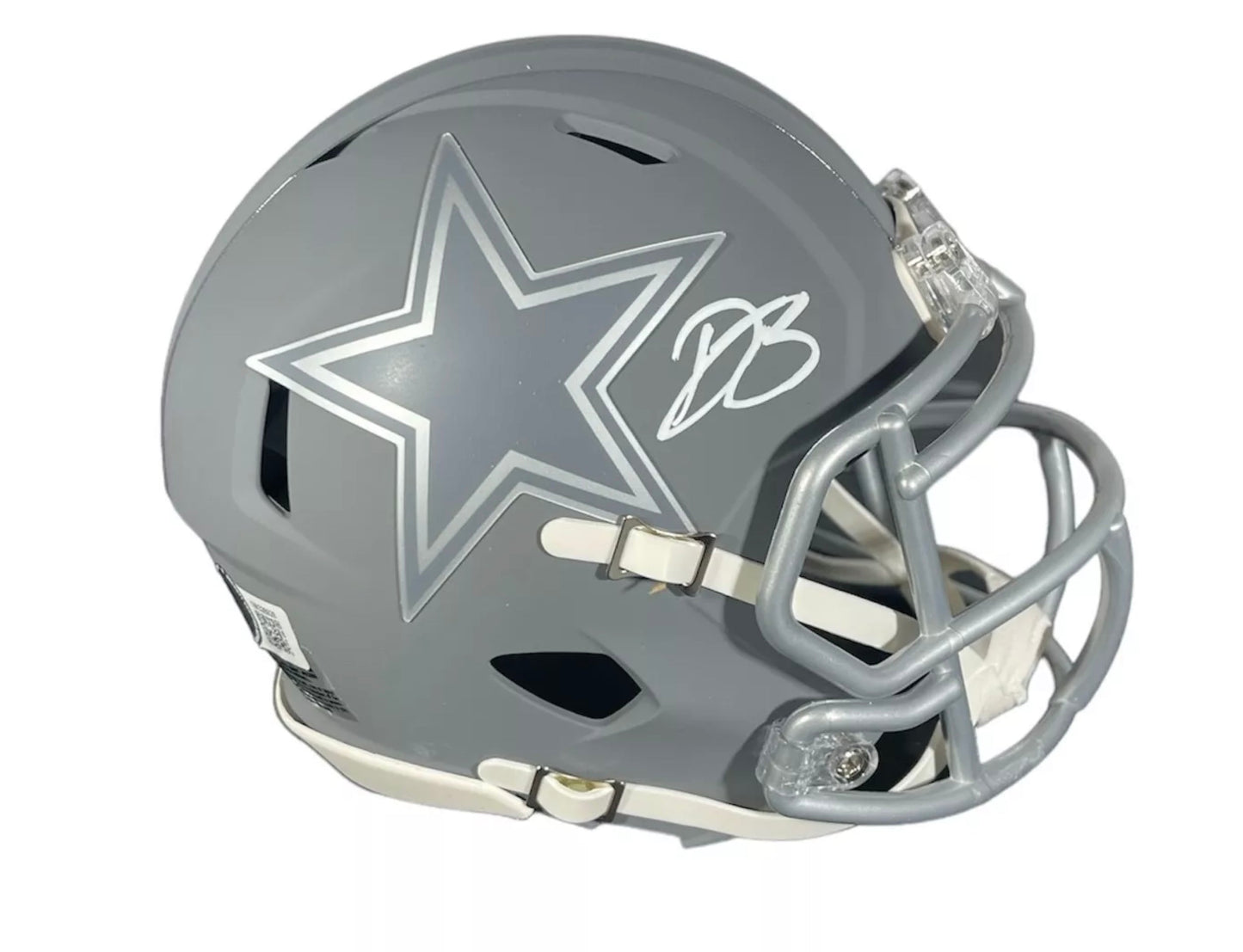 Daron Bland Autographed Dallas Cowboys Slate Mini Helmet Beckett