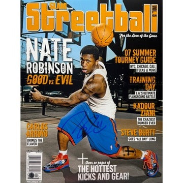 Nate Robinson Autographed New York Knicks SLAM Smiley face 16x20 Beckett BAS