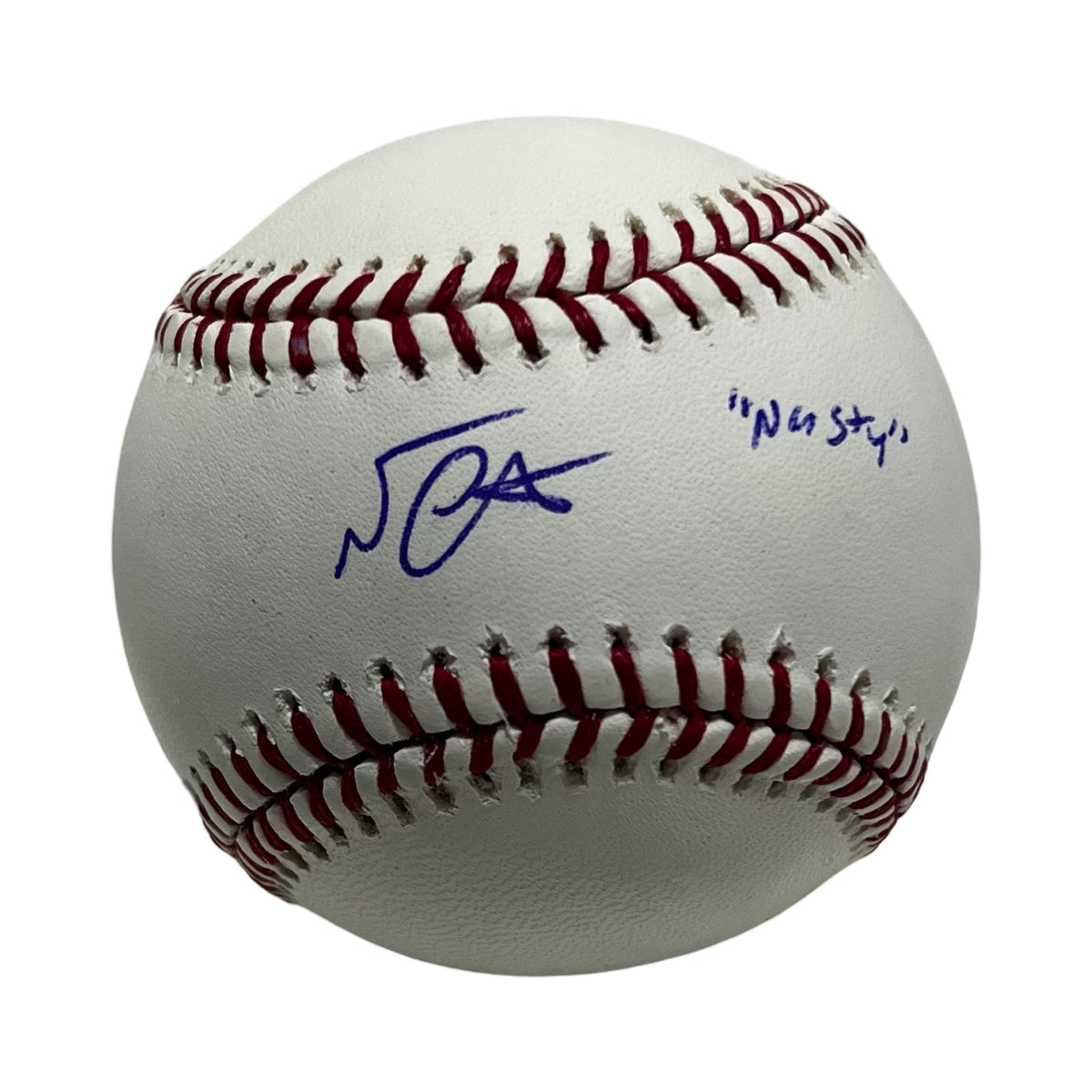 Nestor Cortes Autographed New York Yankees OMLB Nasty Inscription Beckett