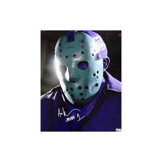 Ari Lehman Autographed Friday The 13th Close Up 11x14 "Jason 1" Inscription Steiner CX