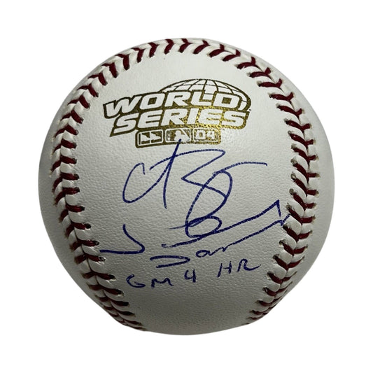 Johnny Damon & Curt Schilling Autographed Boston Red Sox 2004 World Series Logo Ball Steiner