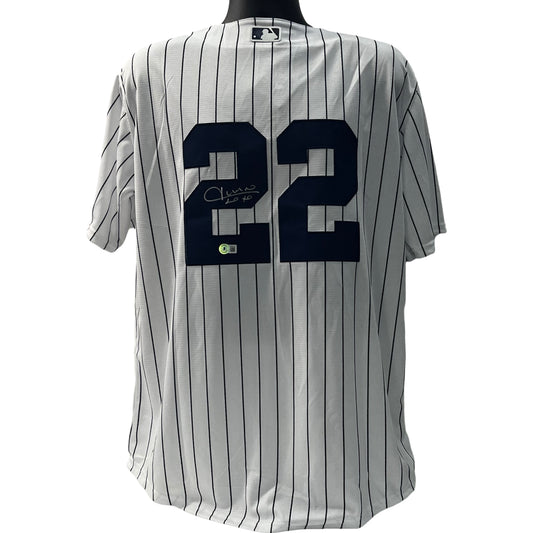 Juan Soto Autographed New York Yankees Nike Replica Pinstripe Jersey Beckett