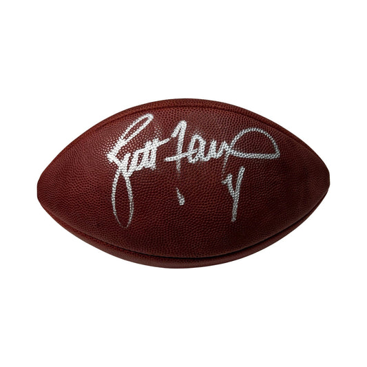 Brett Favre Autographed Wilson Football JSA