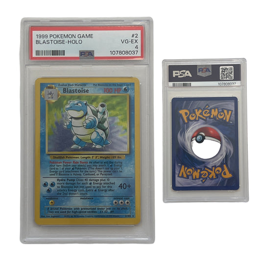 1999 Pokemon Game Blastoise-Holo #2 PSA VG-EX 4