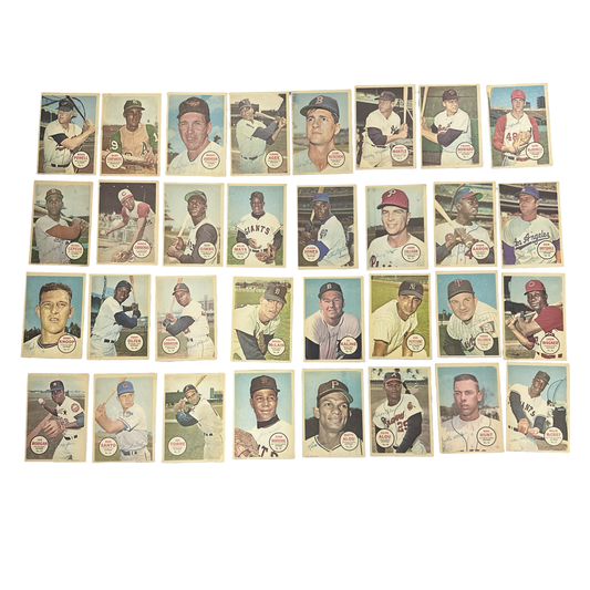 1967 MLB Topps Pin Ups Full Card Set Collection Lot