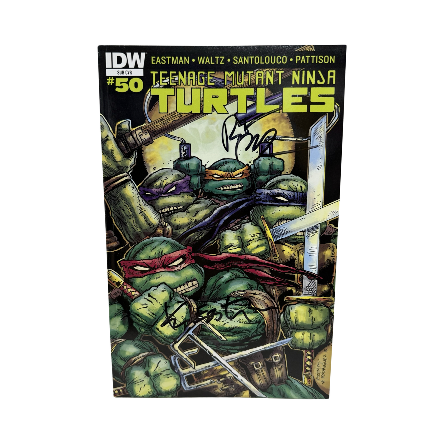 Kevin Eastman & Robert Rodriguez Autographed TMNT Comic Book Beckett