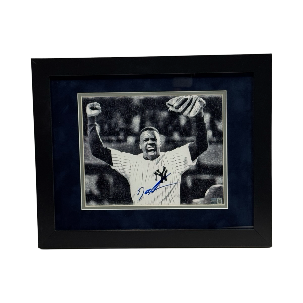 Doc Gooden Autographed New York Yankees No Hitter Edit B&W 8x10 Steiner CX - Framed