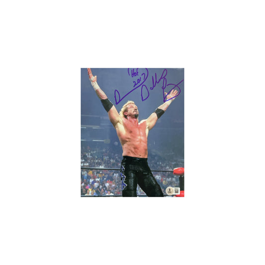 Diamond Dallas Page Autographed WWF/WCW Arms Up 11x14 "HOF 17" Inscription Beckett