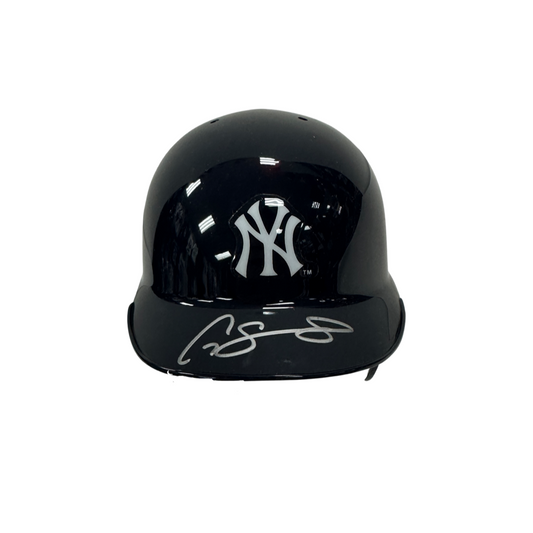 Gary Sanchez Autographed New York Yankees Mini Helmet JSA