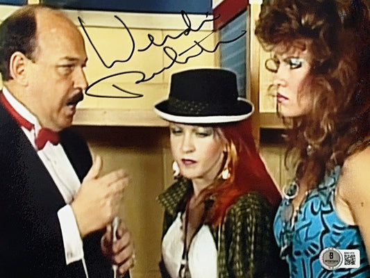 Wendi Richter Autographed Wrestle Mania 8x10 Color Beckett BAS