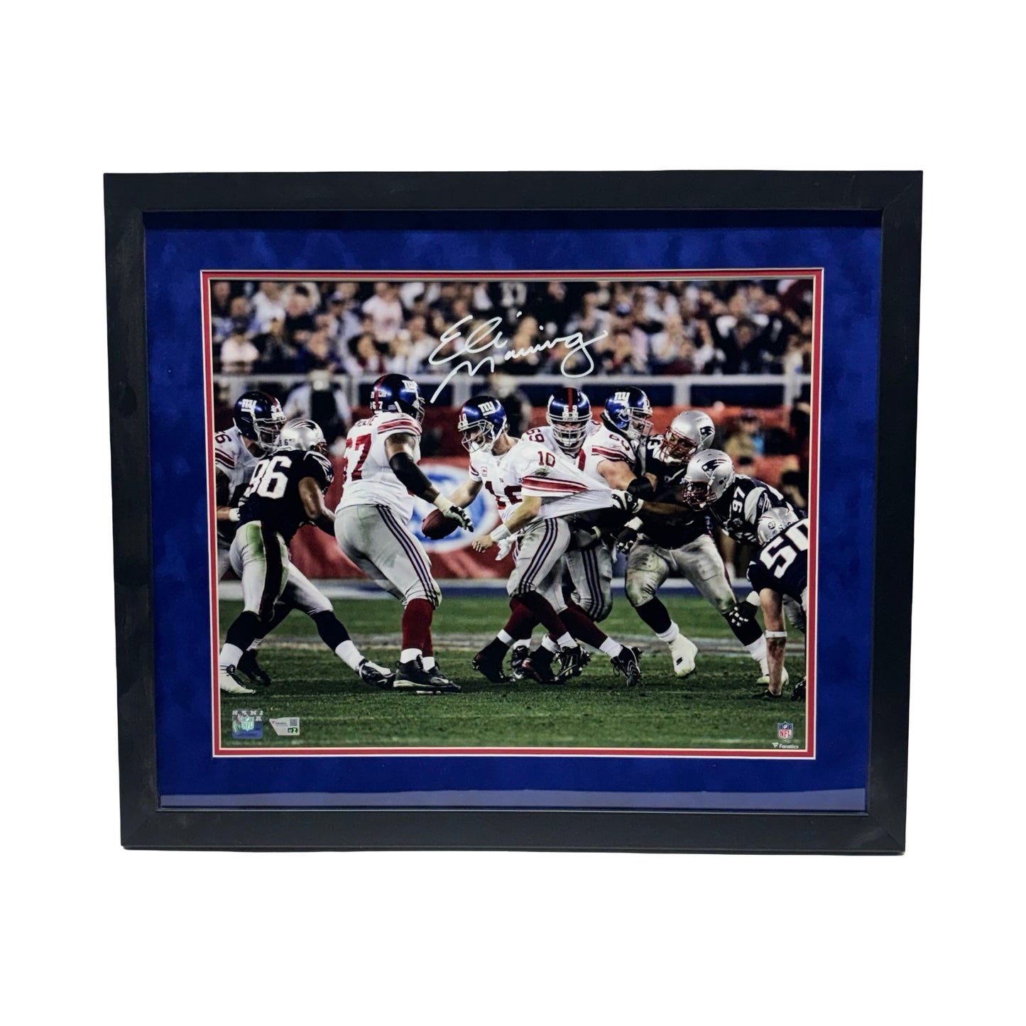 Eli Manning Autographed New York Giants Escape Framed 16x20 Beckett