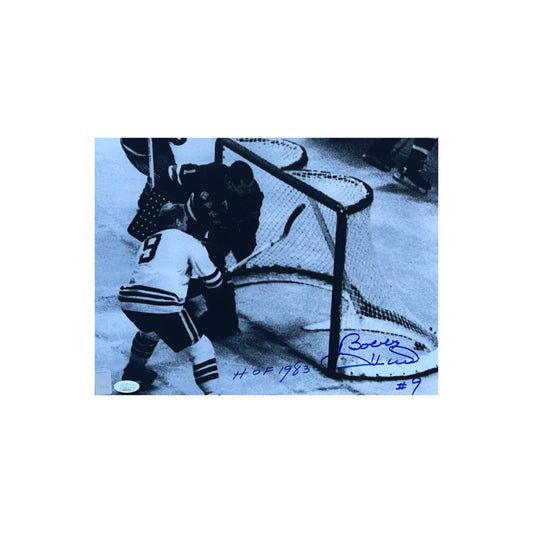 Bobby Hull Autographed Chicago Blackhawks 11x14 "HOF 1983" Inscription JSA