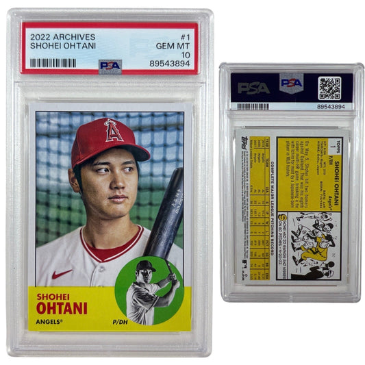 2022 Topps Archives Shohei Ohtani #1 PSA GEM MT 10
