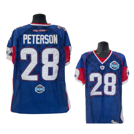 Adrian Peterson Unsigned 2008 Pro Bowl Jersey Size 50