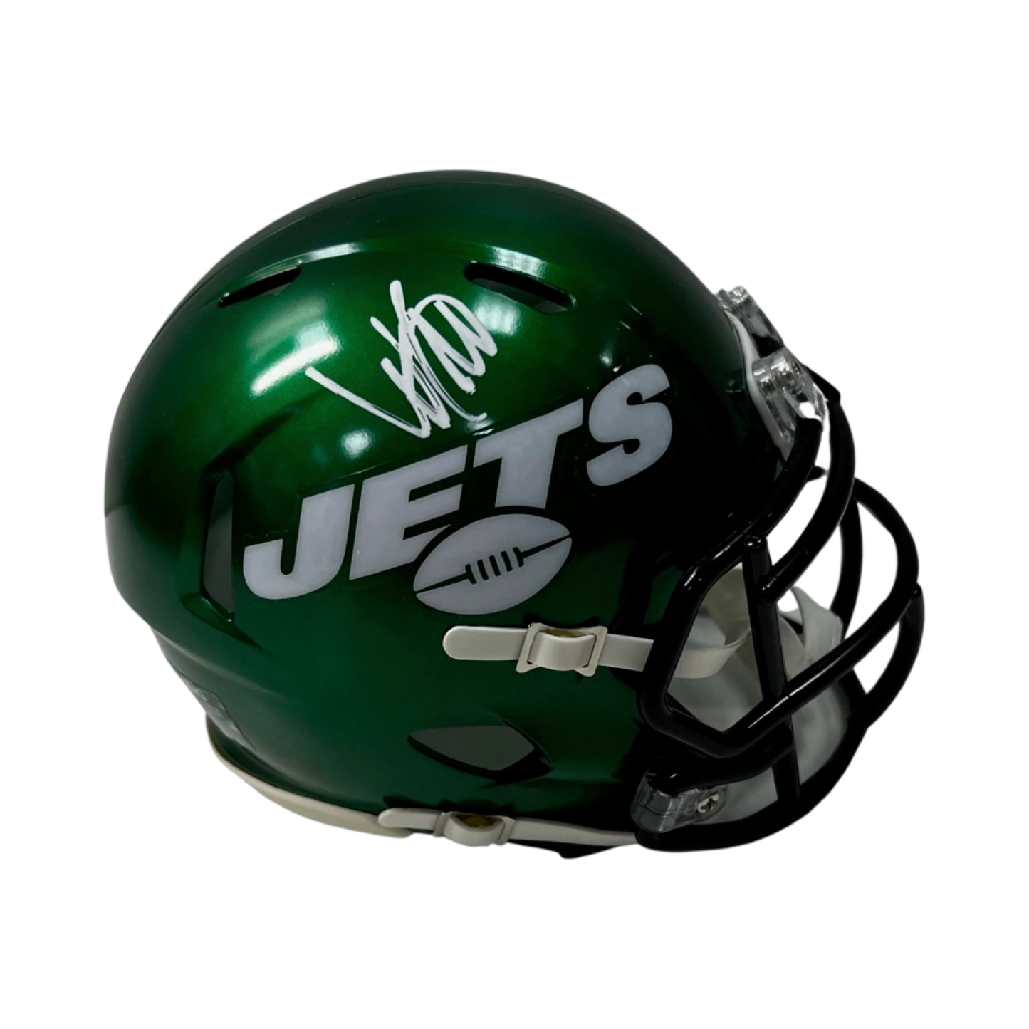 Will McDonald Autographed New York Jets Speed Mini Helmet JSA
