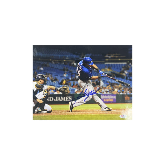 Adrian Beltre Autographed Texas Rangers 11x14 PSA