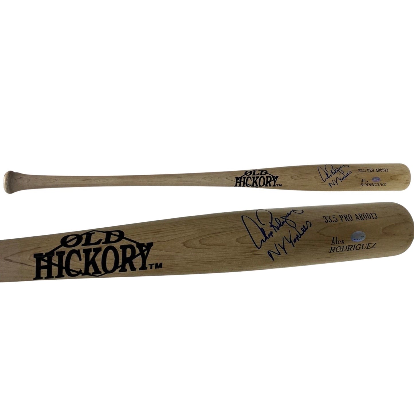 Alex Rodriguez Autographed Old Hickory Game Model Bat "NY Yankees" Inscription Beckett