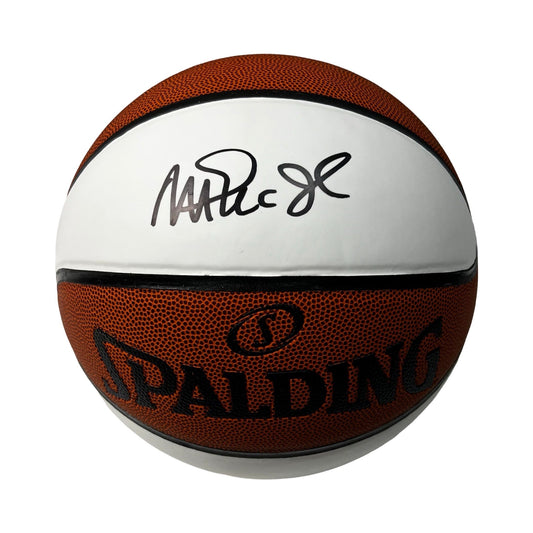 Magic Johnson Autographed Los Angeles Lakers White Panel Basketball Beckett