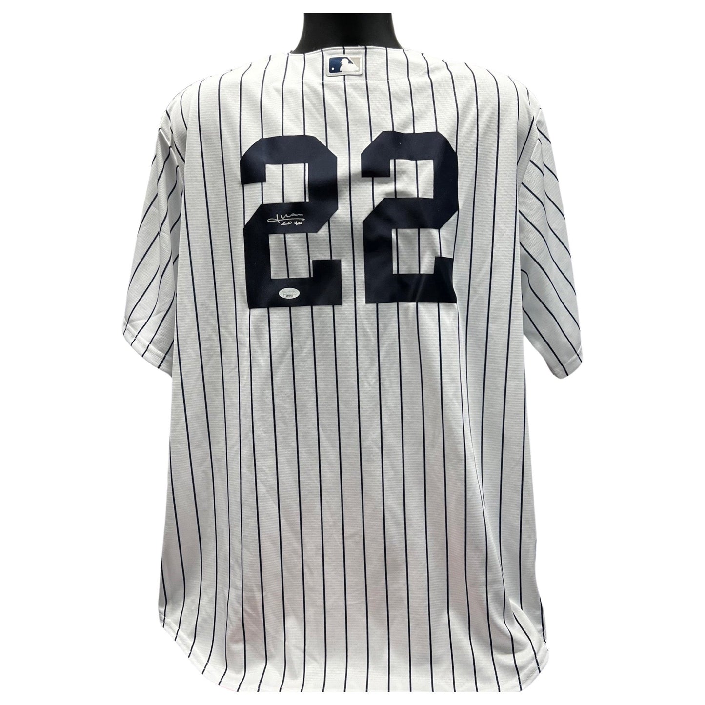 Juan Soto Autographed New York Yankees Nike Pinstripe Jersey JSA