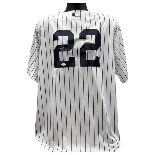 Juan Soto Autographed New York Yankees Nike Pinstripe Jersey JSA