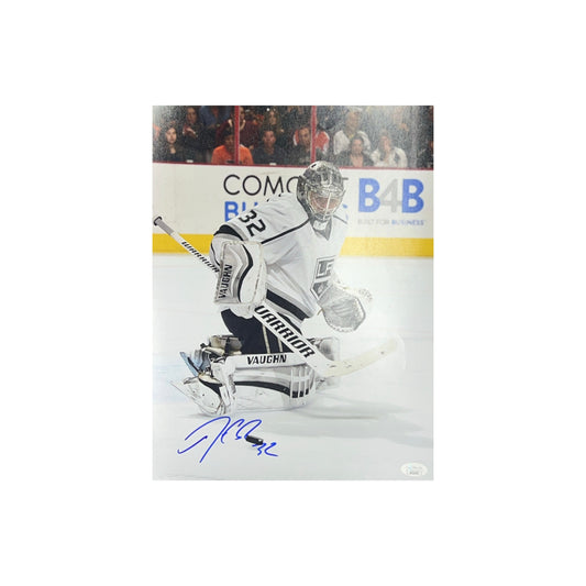 Jonathan Quick Autographed Los Angeles Vertical 11x14 JSA