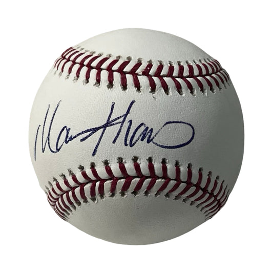 Marcus Thames Autographed OMLB Beckett