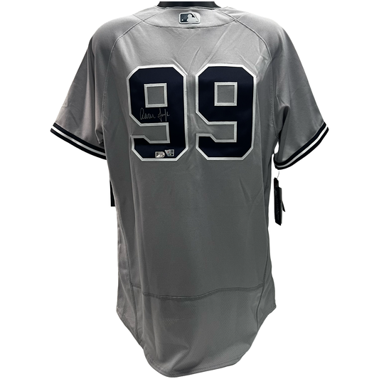 Aaron Judge Autographed New York Yankees Gray Authentic Jersey Fanatics/MLB