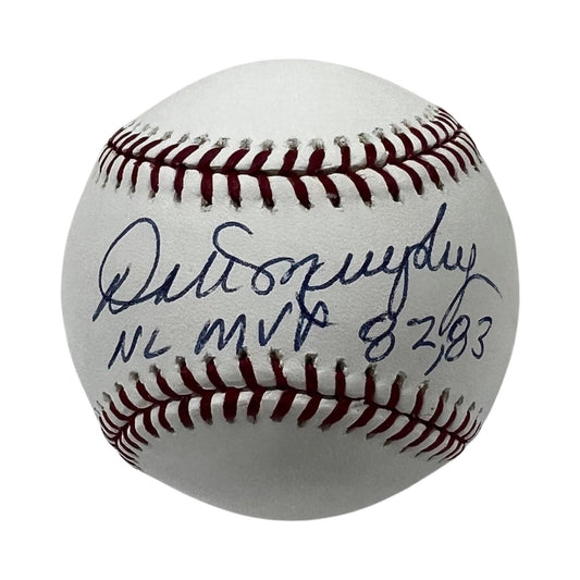 Dale Murphy Autographed OMLB "NL MVP" 82, 83" Inscription Steiner