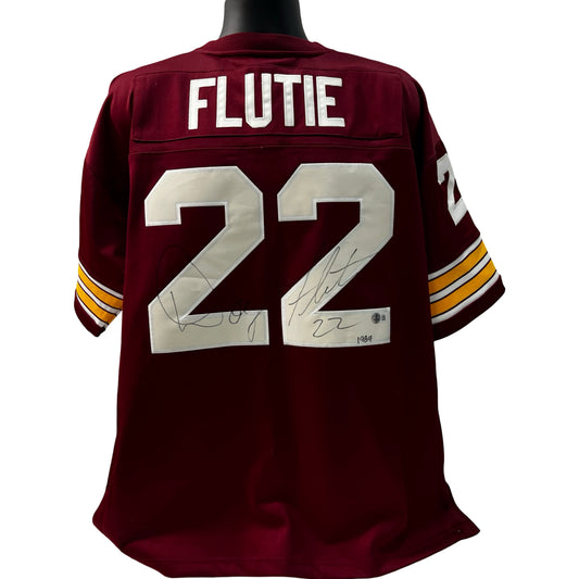 Doug Flutie Autographed Boston College Eagles Maroon Jersey Beckett