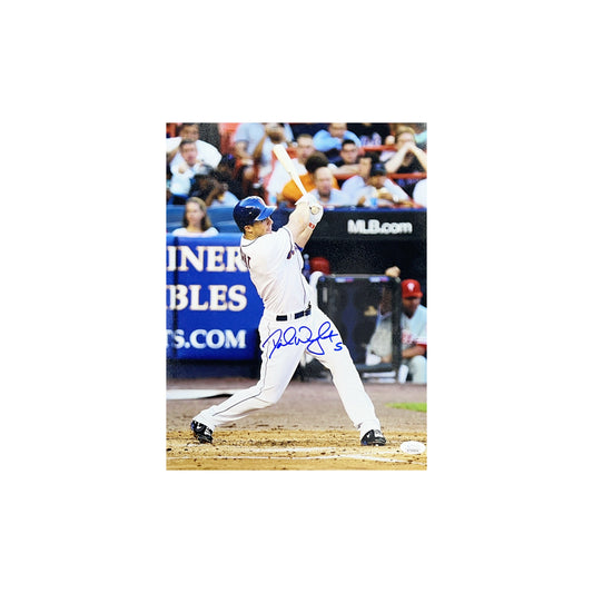 David Wright Autographed New York Mets At Bat 11x14 JSA