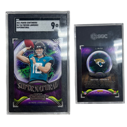 2021 Trevor Lawrence Panini Contenders Supernatural #SN-TLR SGC 9