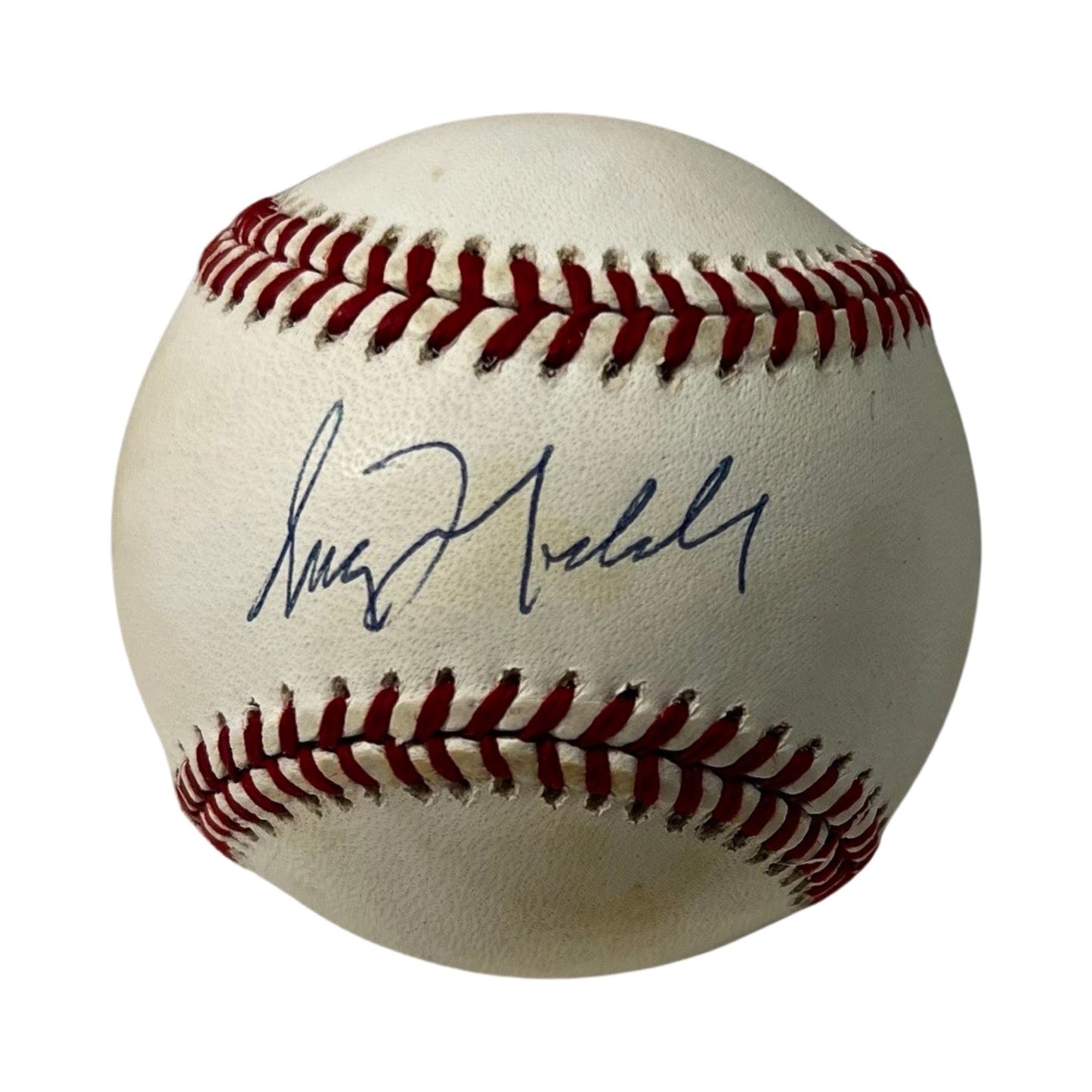Greg Maddux Autographed Official National League Baseball JSA