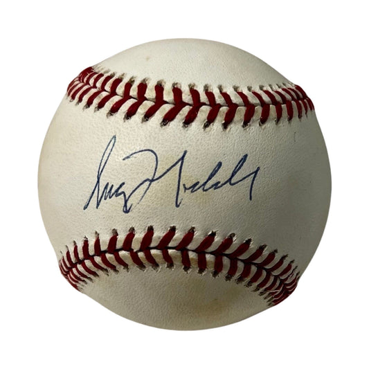 Greg Maddux Autographed Official National League Baseball JSA