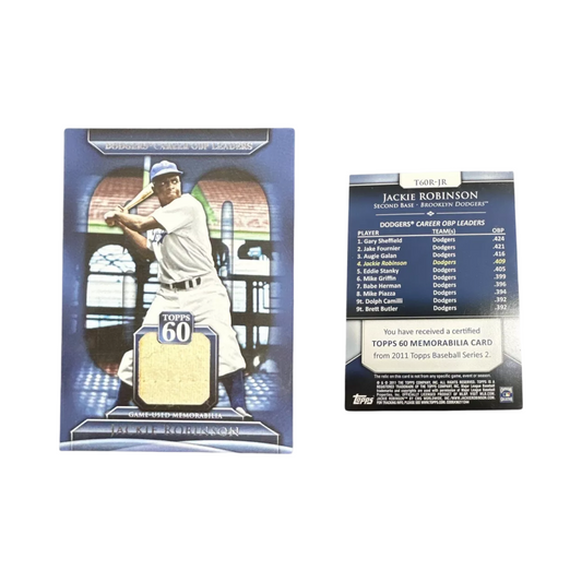 2011 Jackie Robinson Topps 60 Relics Diamond Anniversary #T60R-JR