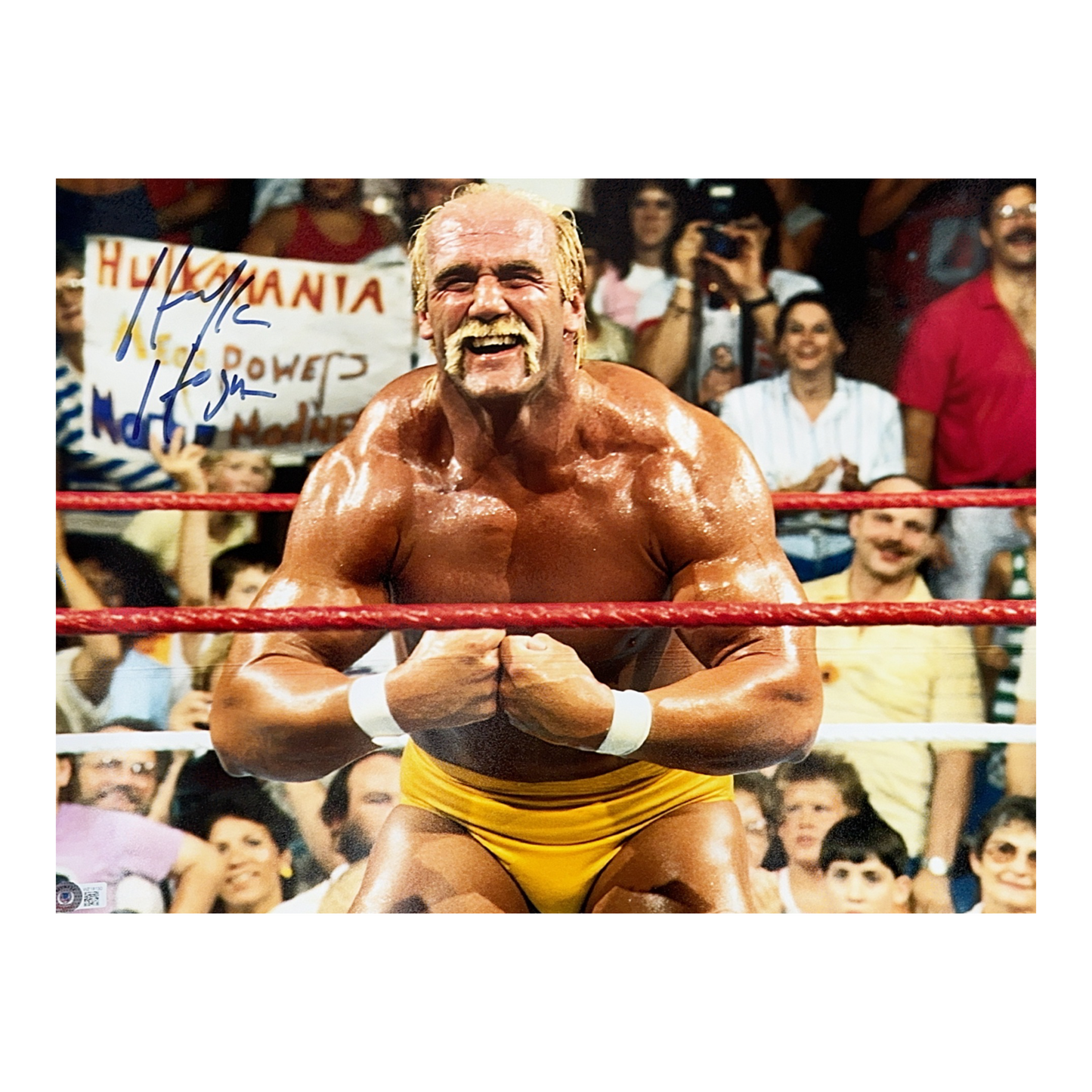 Hulk Hogan Autographed WWE 16x20 Beckett