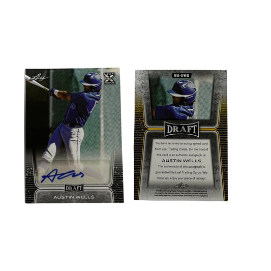 2020 Leaf Draft #BA-AW2 Austin Wells