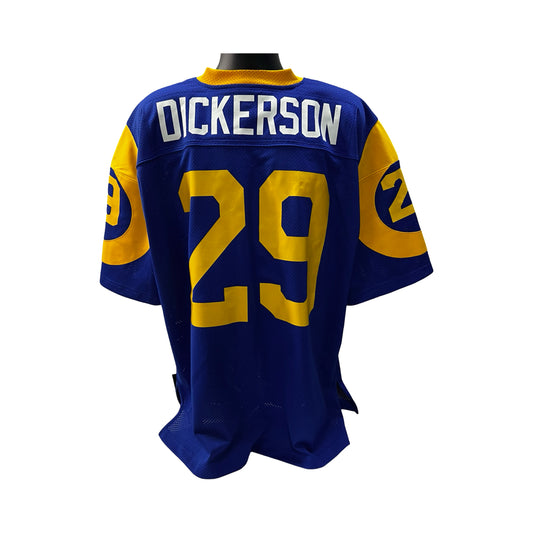 Eric Dickerson Los Angeles Rams Blue 1985 Jersey Mitchell & Ness Jersey - Size 52