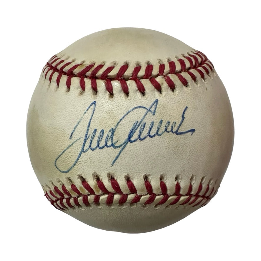 Tom Seaver Autographed New York Mets OMLB JSA Blue Ink